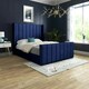 image 1 of Oxford Bed - Kingsize - 5ft - Blue