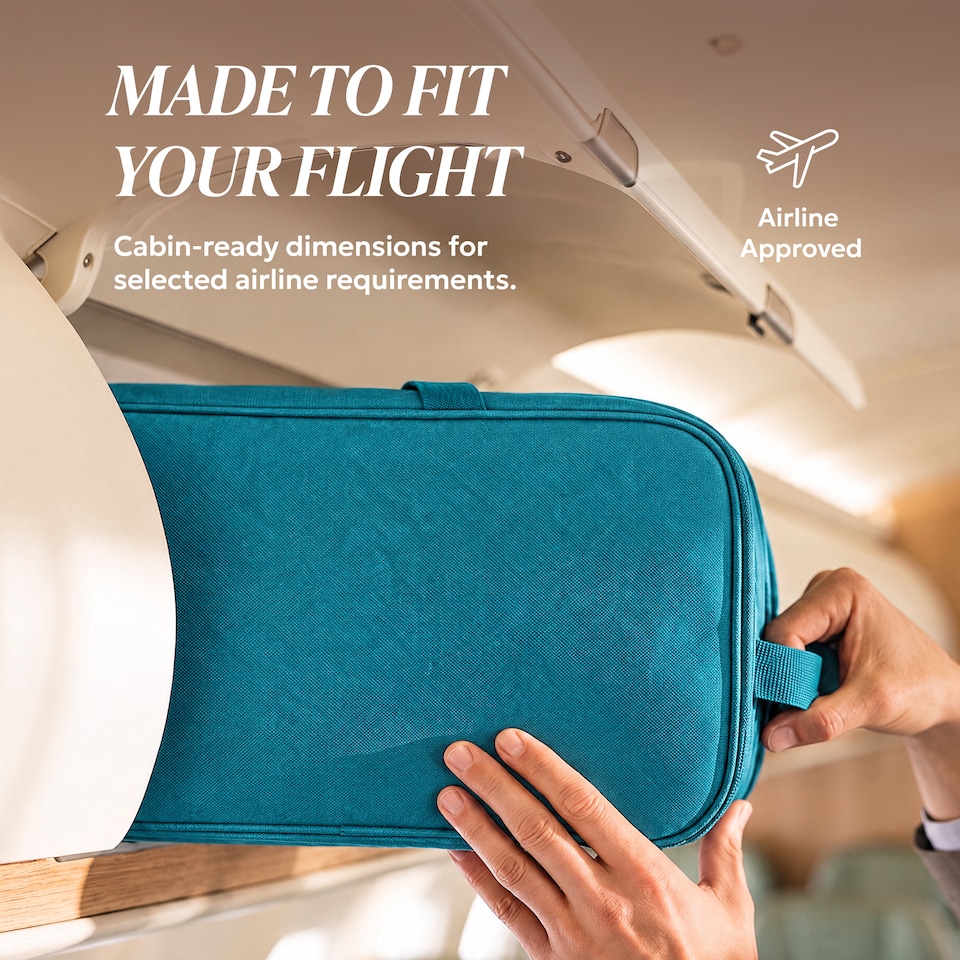 image 1 of Lugg Single Trolley Soft Cabin Bag 45x36x20cm Lightweight Hand Luggage