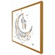 image 5 of Dream catcher with crescent moon (Picutre Frame) White | L