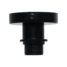 Cassidy - Black E27 Flush Mount Ceiling Light for Easy Fit Shades | Black | 1