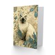 image 2 of Cat Lover Blue Point Ragdoll Garden Plants Art Nouveau Greeting Card