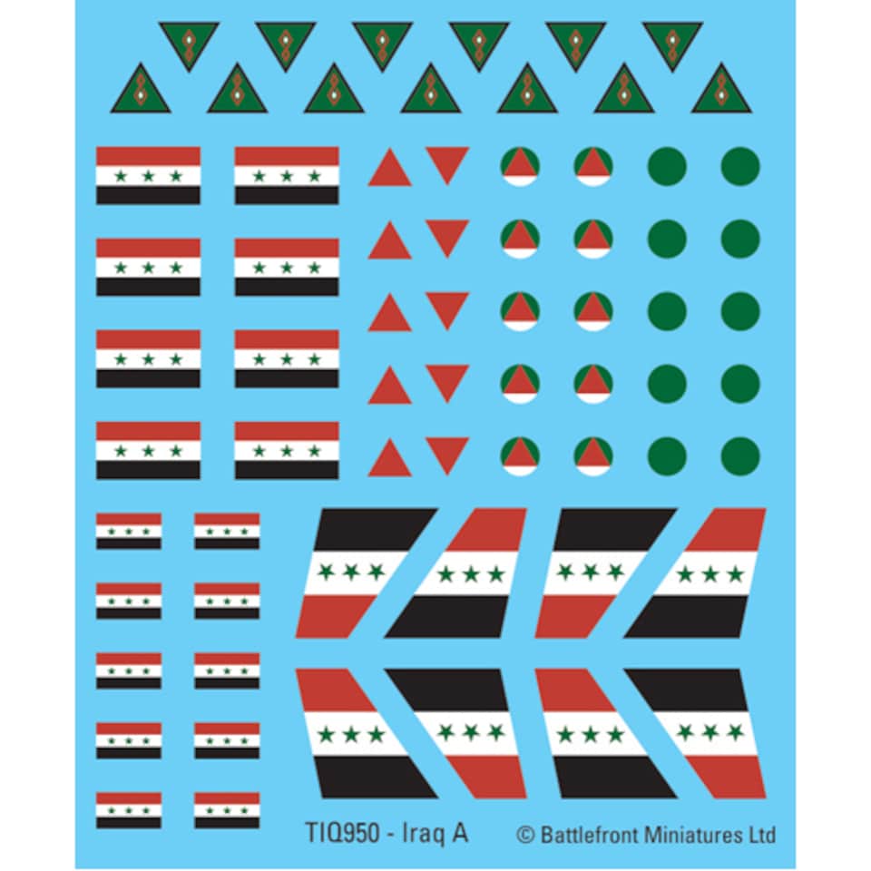 Team Yankee: Iraqi Decal Set