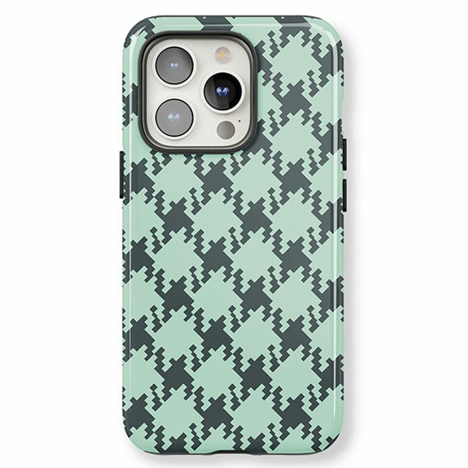 image 1 of Green Check Phone Case | Green | iPhone 14 Pro Max
Tough | iPhone 14 Pro Max
Tough