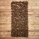 image 3 of 100cm x 200cm Artificial Fence Garden Trellis Privacy Screening Indoor Outdoor Wall Panel - Red Beech Leaf