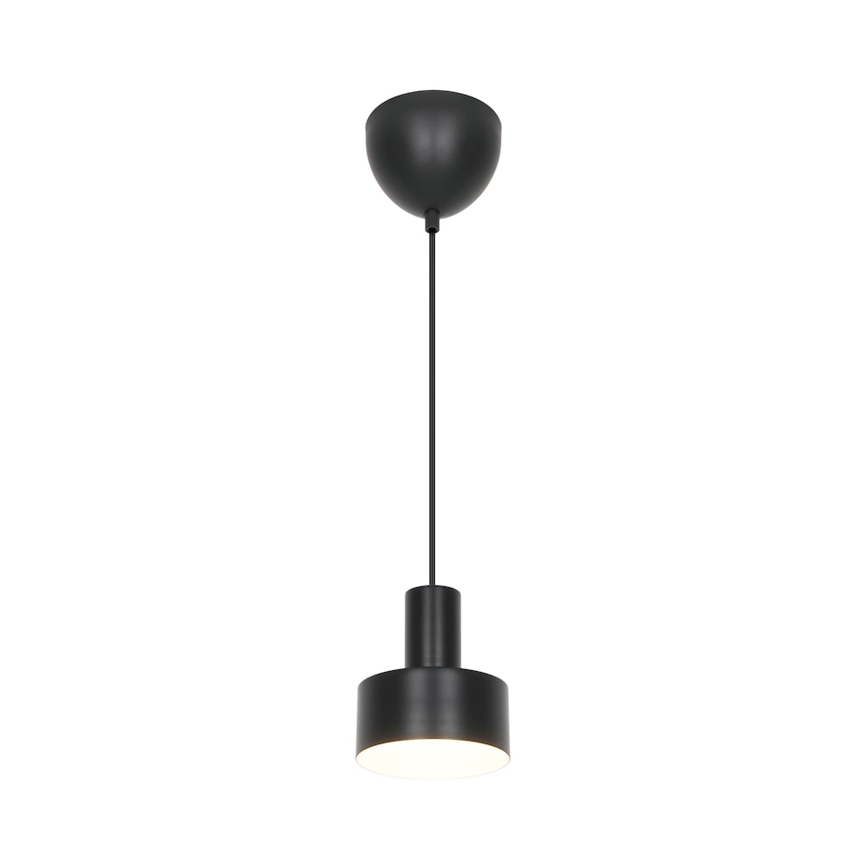 image 1 of Nordlux Matis Indoor Pendant Light Black Metal E27 On-Fixture Switch - Mains Powered, IP20