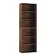 image 1 of Wide 6-Tier Bookcase | Brown | 1