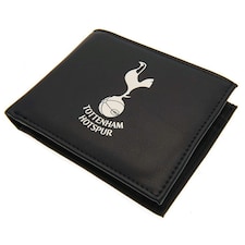Tottenham Hotspur FC Crest PU Wallet - Black/White - One Size