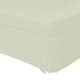 image 1 of Belledorm Easycare Percale Platform Valance - Green Apple - Single
