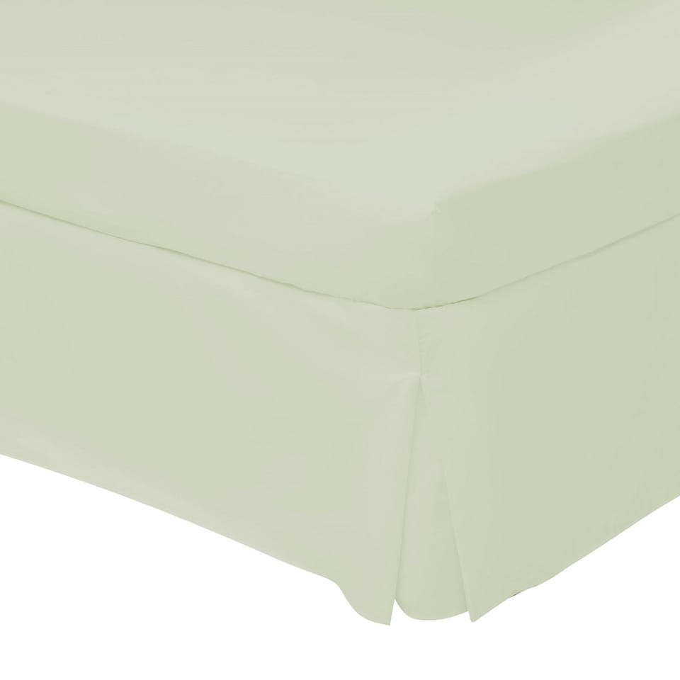 image 1 of Belledorm Easycare Percale Platform Valance - Green Apple - Single