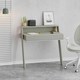 image 4 of Cowork Modern Desk Ash Green Wall Mounted With Drawer 94cm Wide Green