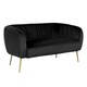 image 3 of Matilda 2 Seat Sofa Black