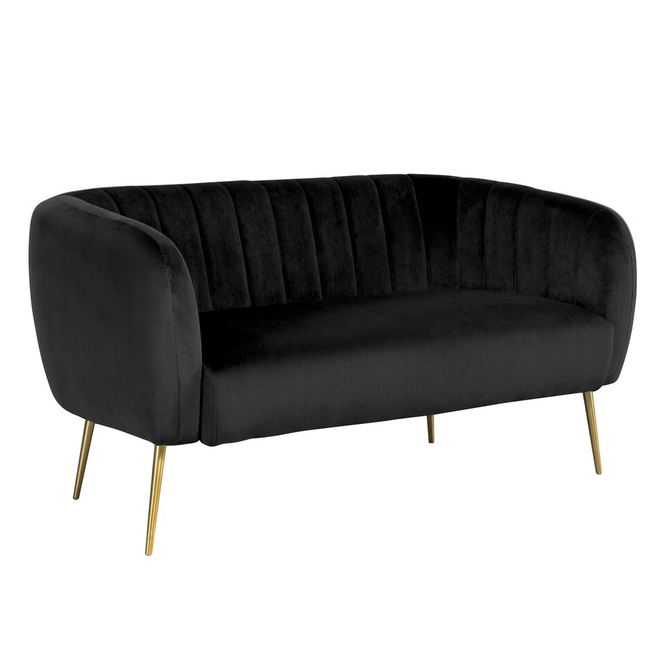 image 1 of Matilda 2 Seat Sofa Black