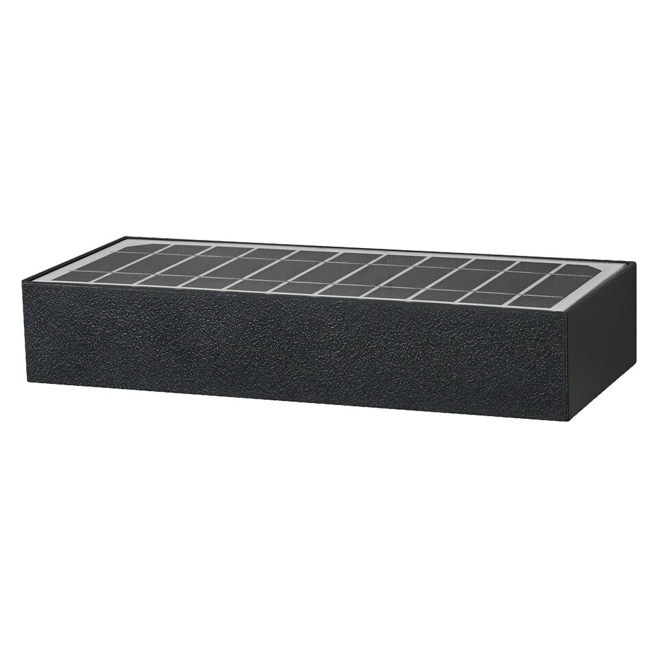 image 1 of OSRAM ENDURA Style Bricklume Solar Wall Light 6W 850lm Black