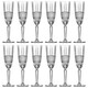 image 1 of RCR Crystal Brillante Glass Champagne Flutes - 190ml - Pack of 12