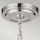 image 2 of Tabby 1 Light Dome Ceiling Pendant Brushed Steel, E27