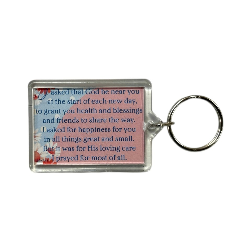 image 1 of I Said A Prayer Sentimental Keyring - Birthday Christmas Gift