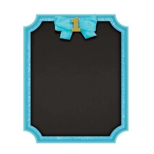 Amscan Fibre 1st Birthday Chalkboard Sign - Black/Blue/Gold - One Size