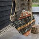 image 3 of Egyptian Heiroglyphs in Orange & Black (Blanket)