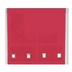 image 1 of 120cm Red Square Eyelet Edge Roller Blind