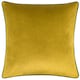 image 1 of Furn Meridian Velvet Polyester Filled Cushion Green | 45 cm x 45 cm