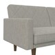 image 5 of Paxson Clic Clac Sofa Bed in Light Grey Fabric Grey | LIGHT GREY