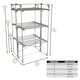 image 6 of 3 Tier Electrical Heated Folding Clothes Horse Airer Dryer with 36 Heated Rails