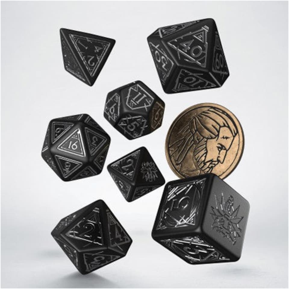 The Witcher Dice Set: Geralt Silver Sword