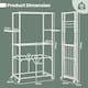 image 2 of COSTWAY H-shaped Clothes Drying Rack Hanging Dryer Stand