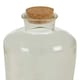 image 5 of Interiors by Premier Functional Design Set Of 6 Round Glass Bottles, Glass Bottles For Kitchen, Versatile Use Clear Glass Bottles