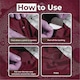 image 2 of aZengear Repair Patches for Jackets, Tent, Shoe, Gear - Waterproof, Self-Adhesive, Tear-Cold-Heat-Resistant (11 Pieces, Burgundy)