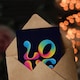 image 3 of Love Funky Retro Colourful Neon Typography Valentine's Day Greeting Card
