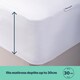 image 5 of Silentnight Waterproof Mattress Protectors, Pack of 2 | White | 2