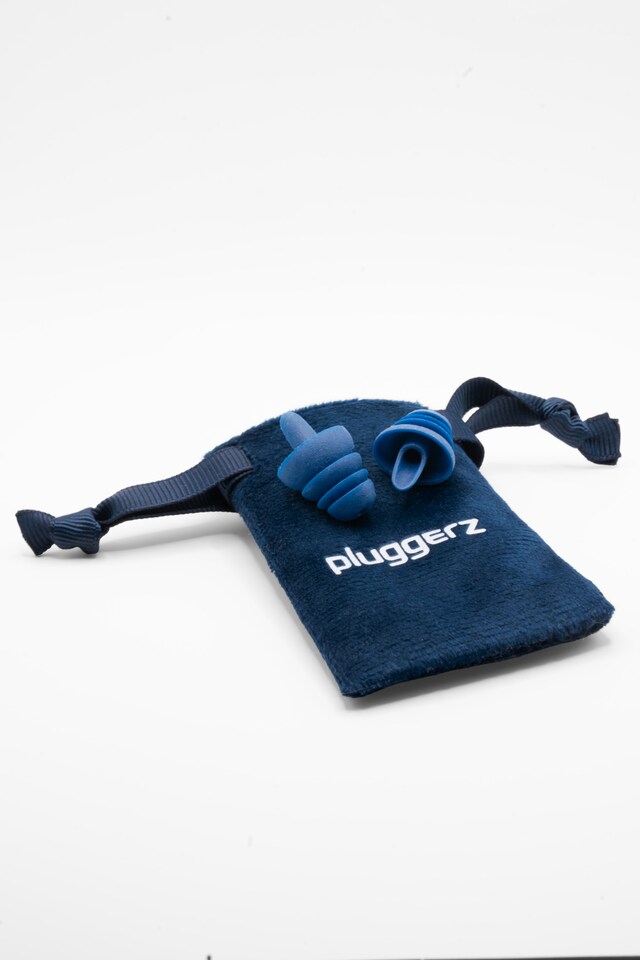 image 1 of Pluggerz Silent Sleep Premium Earplugs Reusable Ear Plugs with Noise Reduction Filter, Universal-Fit Hearing Protection for Sleeping, Travel, Side Sleepers, 1 Pair | Black | 1
