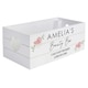 image 6 of Personalised Abstract Rose White Wooden Crate White