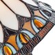 image 3 of Art Denergy savingTiffany Glass Table Lamp with Amber Shade | Orange