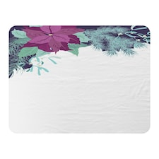 Purple & Blue Flowers (Blanket)