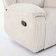 image 6 of Verona Jumbo Cord Manual Recliner Chair | Cream | Beige