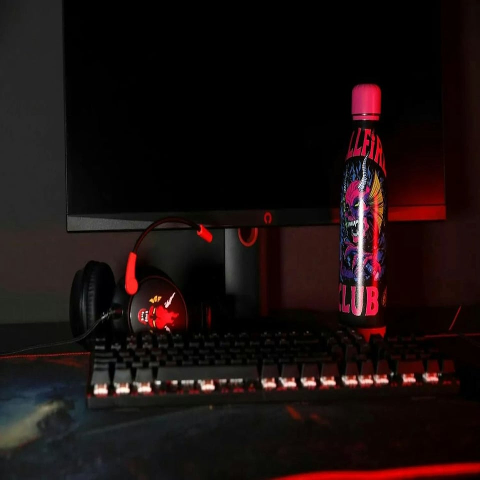 image 1 of Stranger Things Hellfire Club Insulated Bottle Multi | 500ml