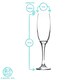 image 3 of Argon Tableware Classic Champagne Flutes - 220ml - Pack of 12
