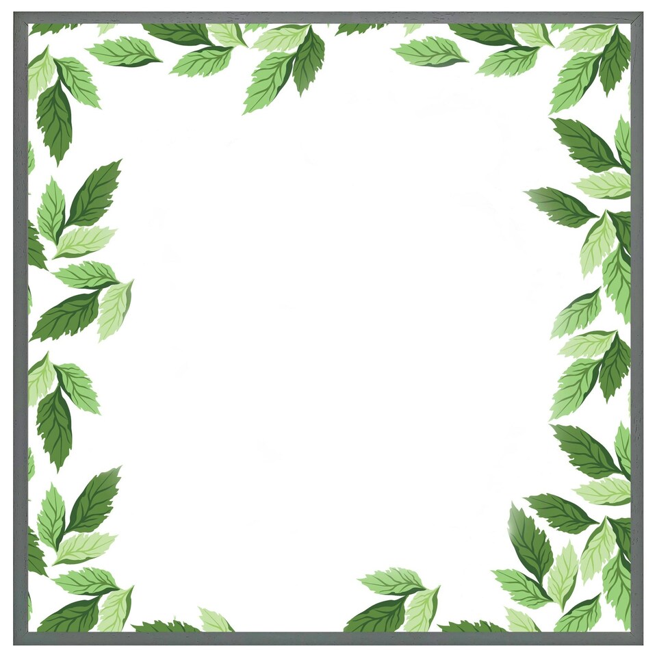image 1 of Green border (Picture Frame) Brown | XL