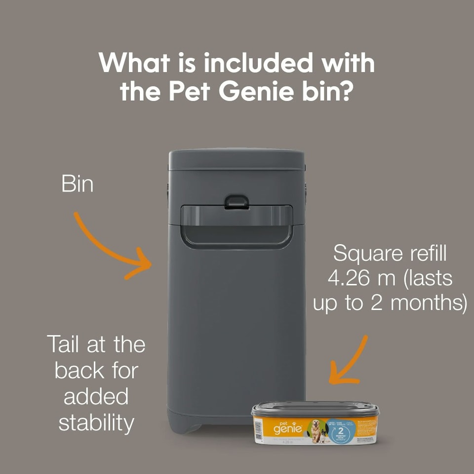 image 1 of Pet Genie Dog Waste Disposal System with Extra Refill