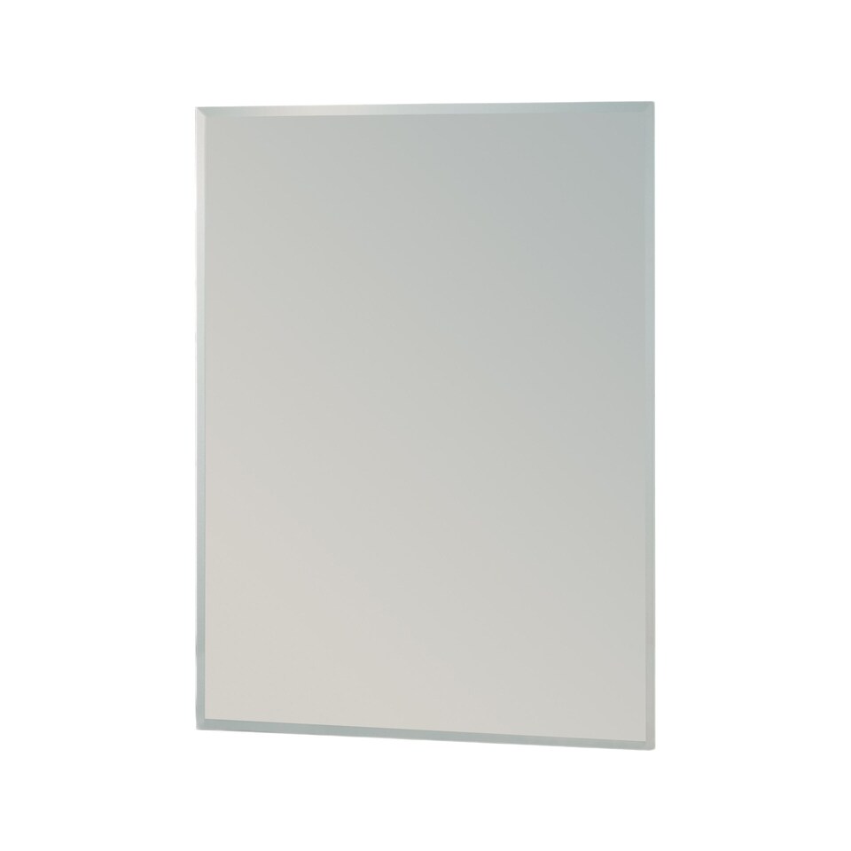image 1 of Showerdrape Fairmont Rectangular Wall Mounted Frameless Bevelled Edge Bathroom Mirror 70 x 50cm | Chrome | Mirror | 1