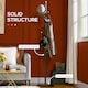 image 5 of HOMCOM Coat Rack Bamboo Coat Stand with Round Base for Handbags
