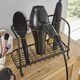 image 3 of House of Home Freestanding Hair Dryer & Straighteners Holder Storage Stand Cable Tidy in Black