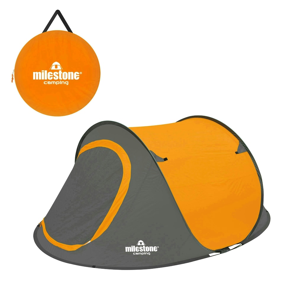image 1 of Milestone Camping Pop Up Tent