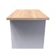 image 3 of Cambridge Bottom Drawer Coffee Table in Porcelain Ash & Bardolino Oak (Ready Assembled) | White | Porcelain Ash & Bardolino Oak