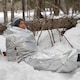 image 3 of Thermal Bivvy with Whistle - Survival Emergency Shelter & Sleeping Bag | Grey | Grey | One Size | 1