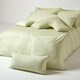 image 5 of Homescapes Sage Green Egyptian Cotton Ultrasoft Kingsize Oxford Pillowcase 330 TC