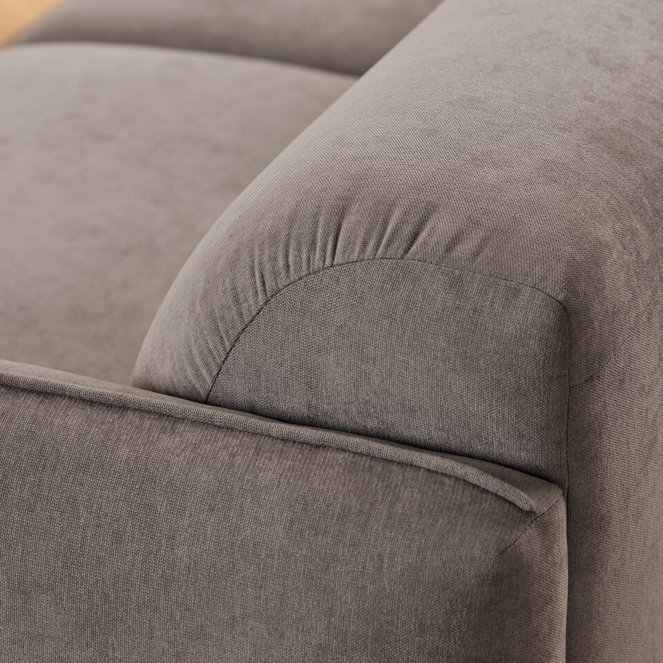 image 1 of Westham 2.5 Seater Sofa in Dusty Brown Fabric