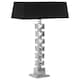 image 4 of Interiors by Premier Faceted Table Lamp Black